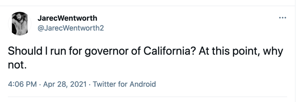 JarecWentworth-CaliforniaGovernorTweet1